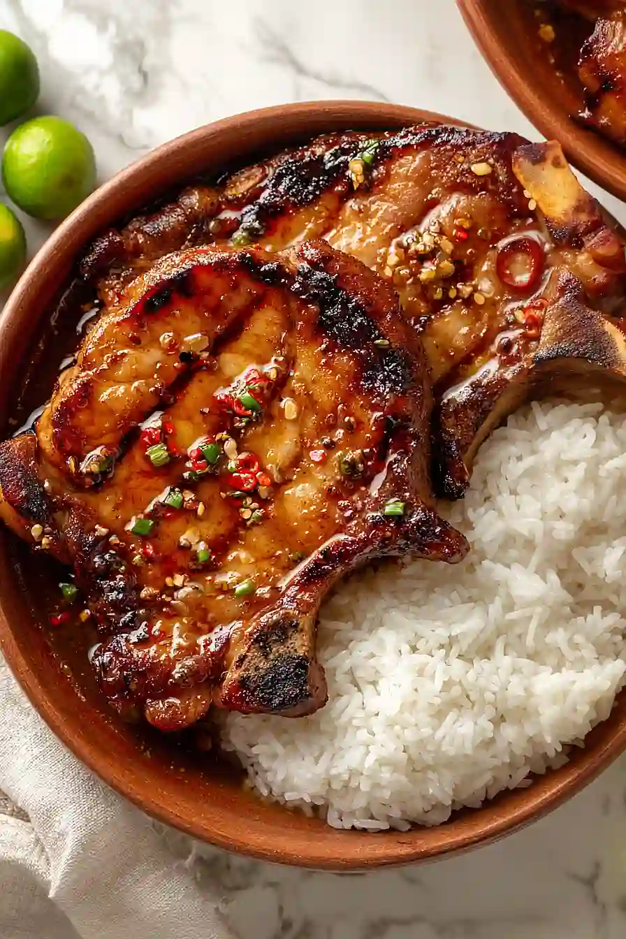 filipino grilled pork chops
