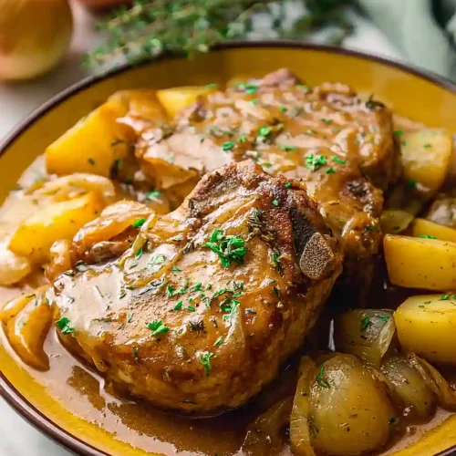 Slow Cooker Pork Chops And Potatoes