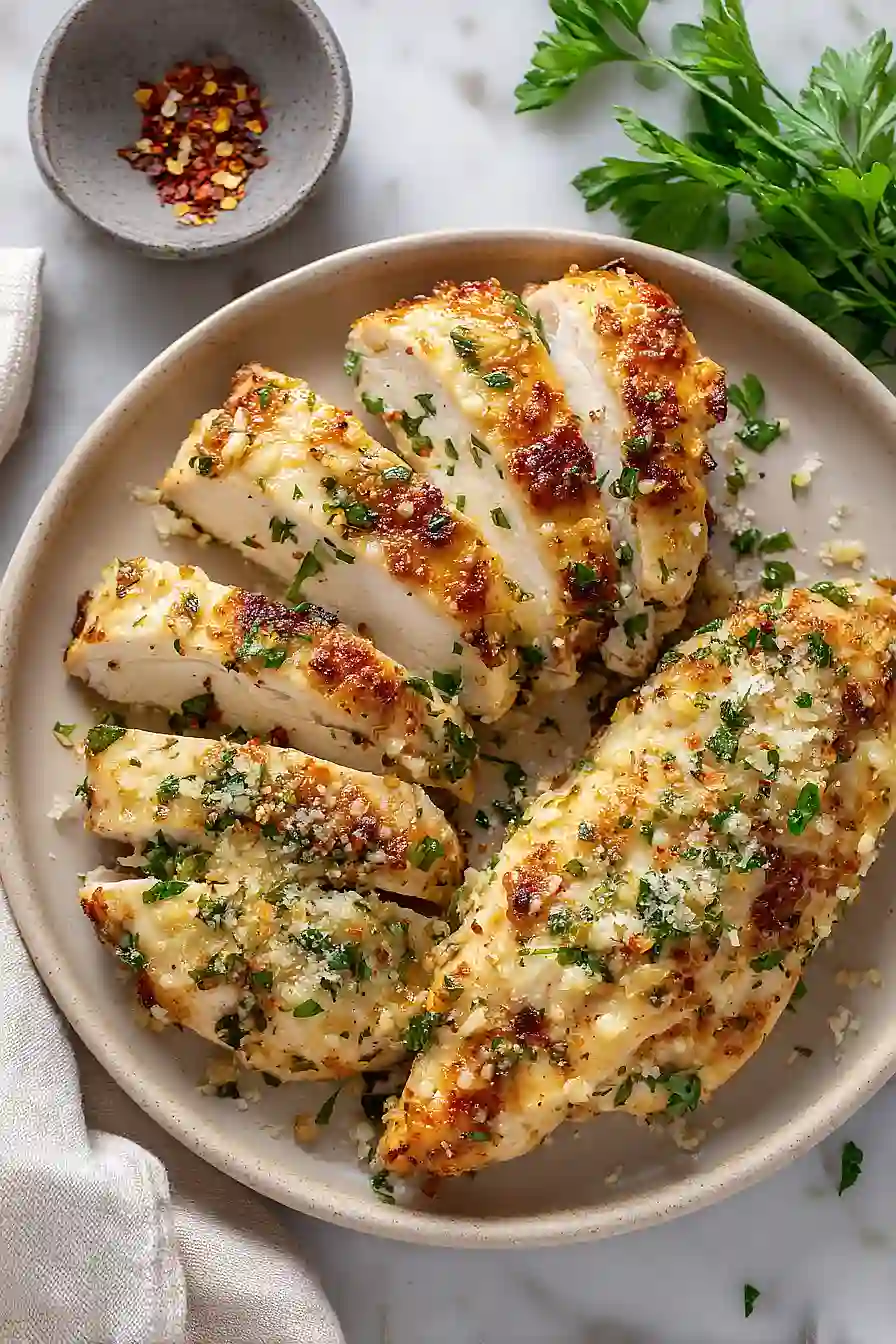 grilled garlic parmesan chicken