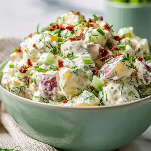 creamy sour cream potato salad