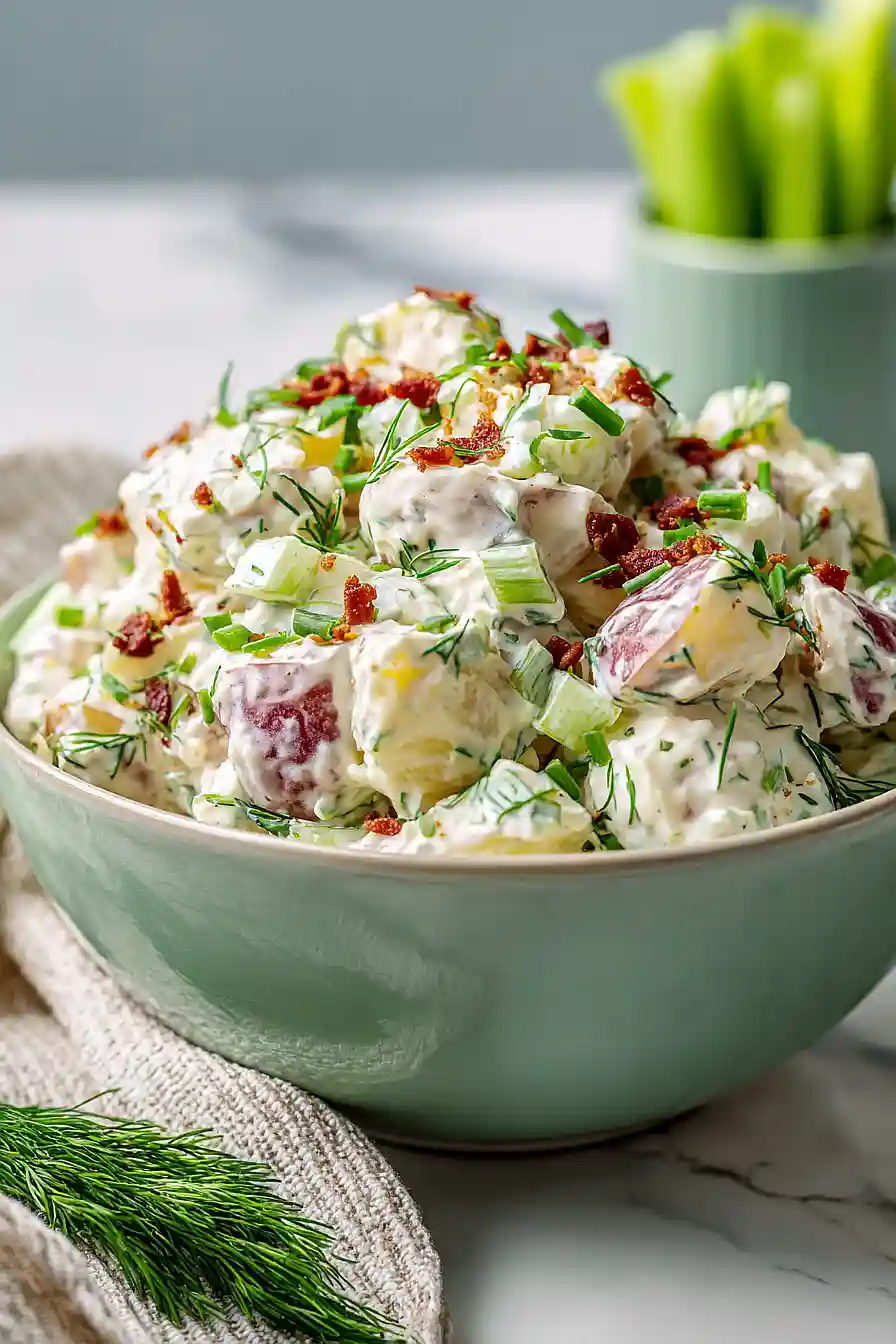 creamy sour cream potato salad
