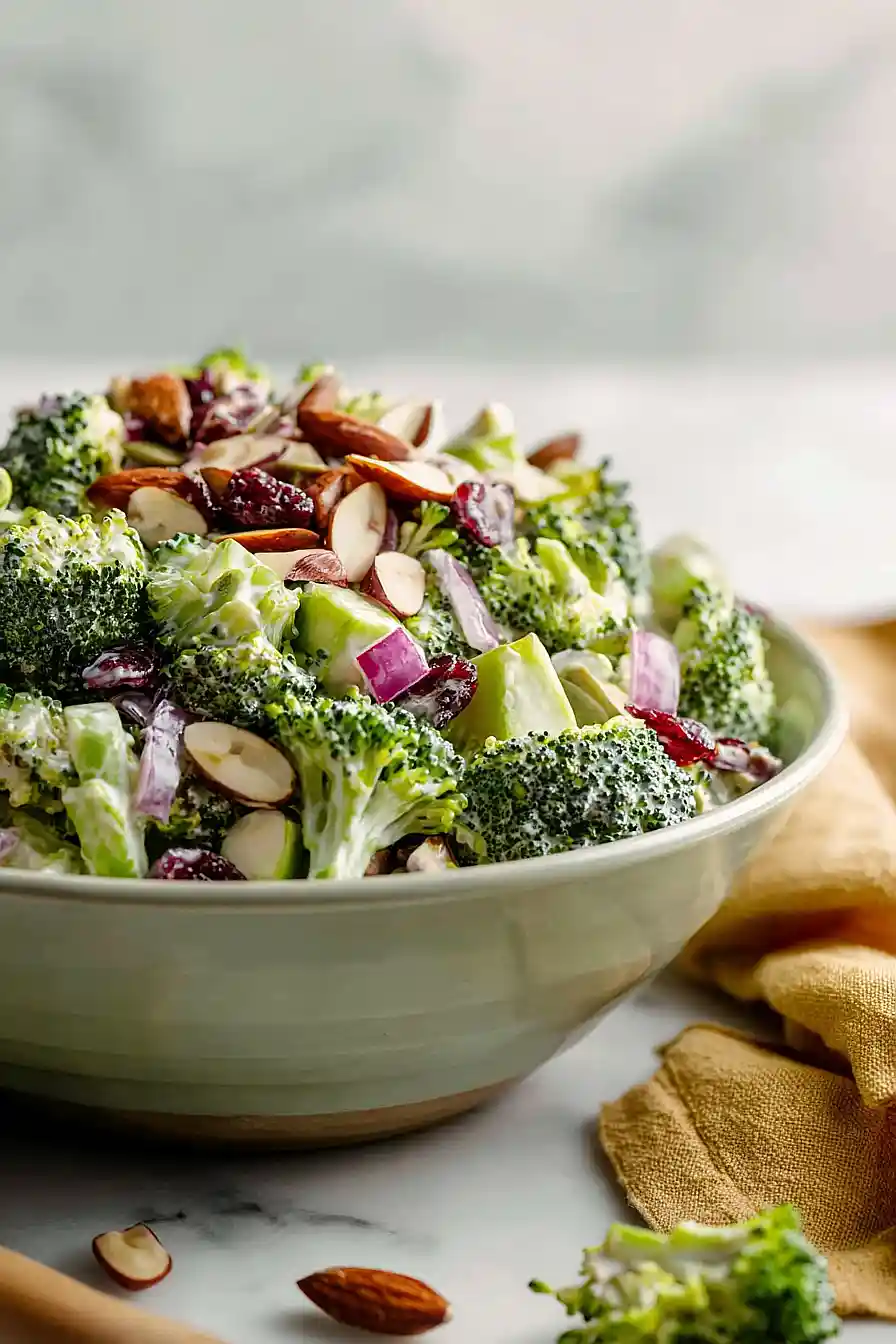 vegetarian broccoli salad