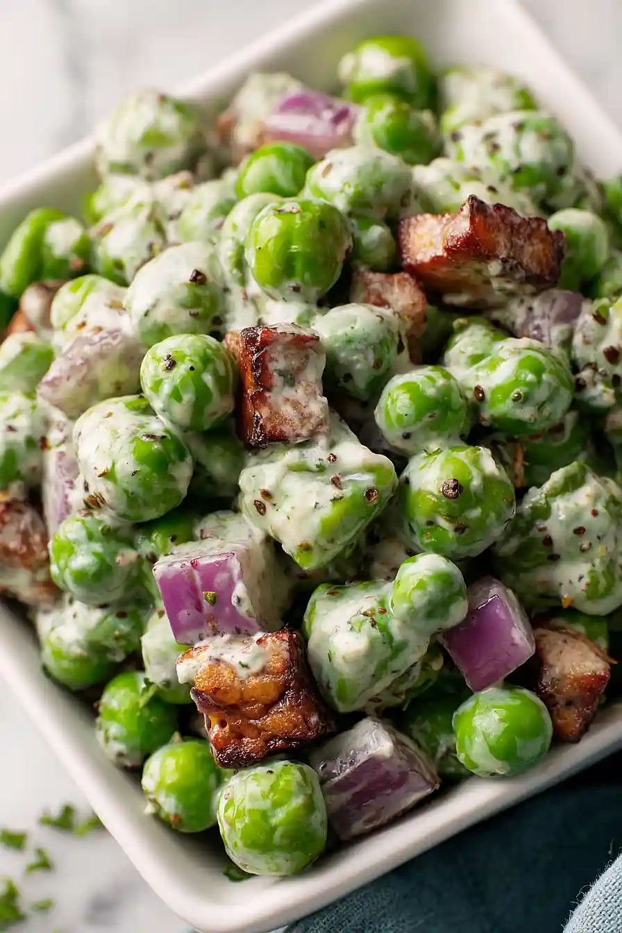vegan pea salad