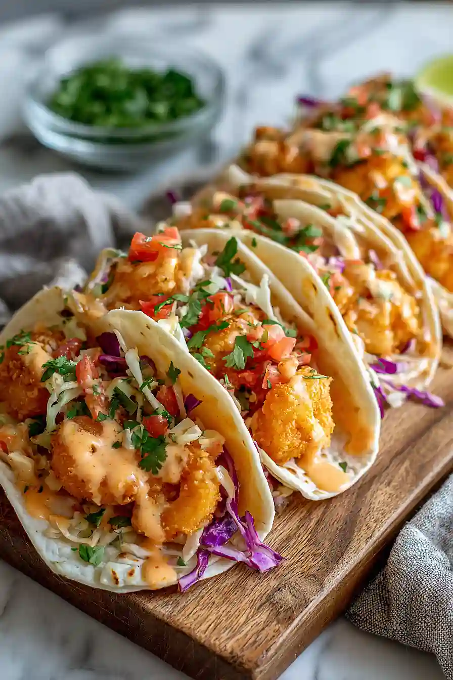 bang bang shrimp tacos (bonefish grill copycat)