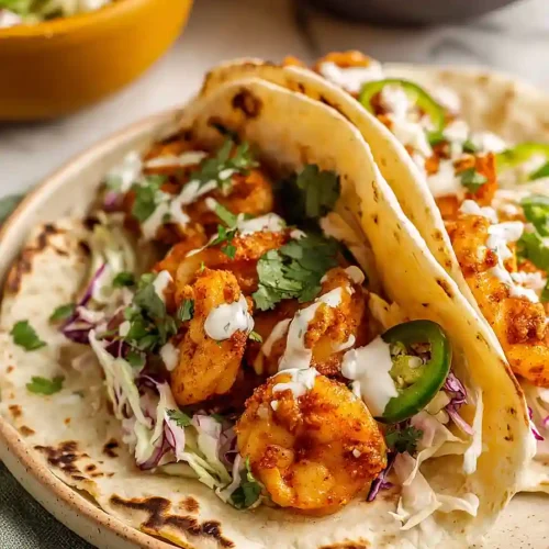 Air Fryer Shrimp Tacos