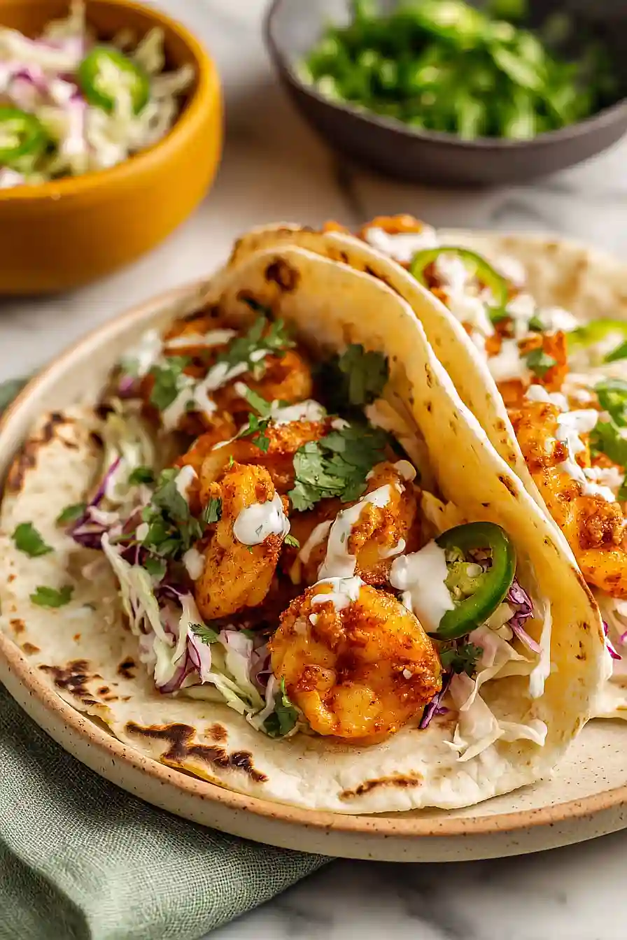 Air Fryer Shrimp Tacos