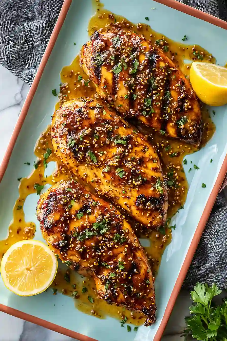 grilled honey mustard chicken