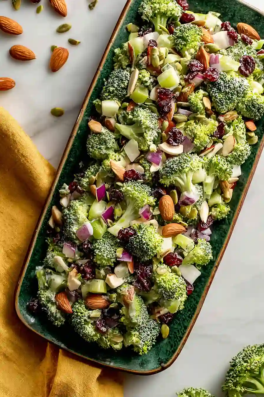 vegetarian broccoli salad