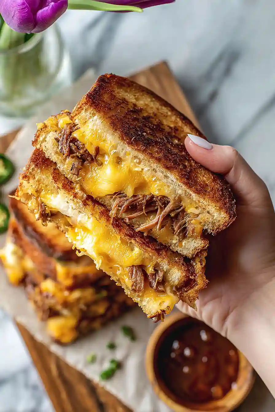 brisket grilled cheese