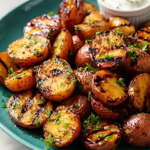 grilled potatoes