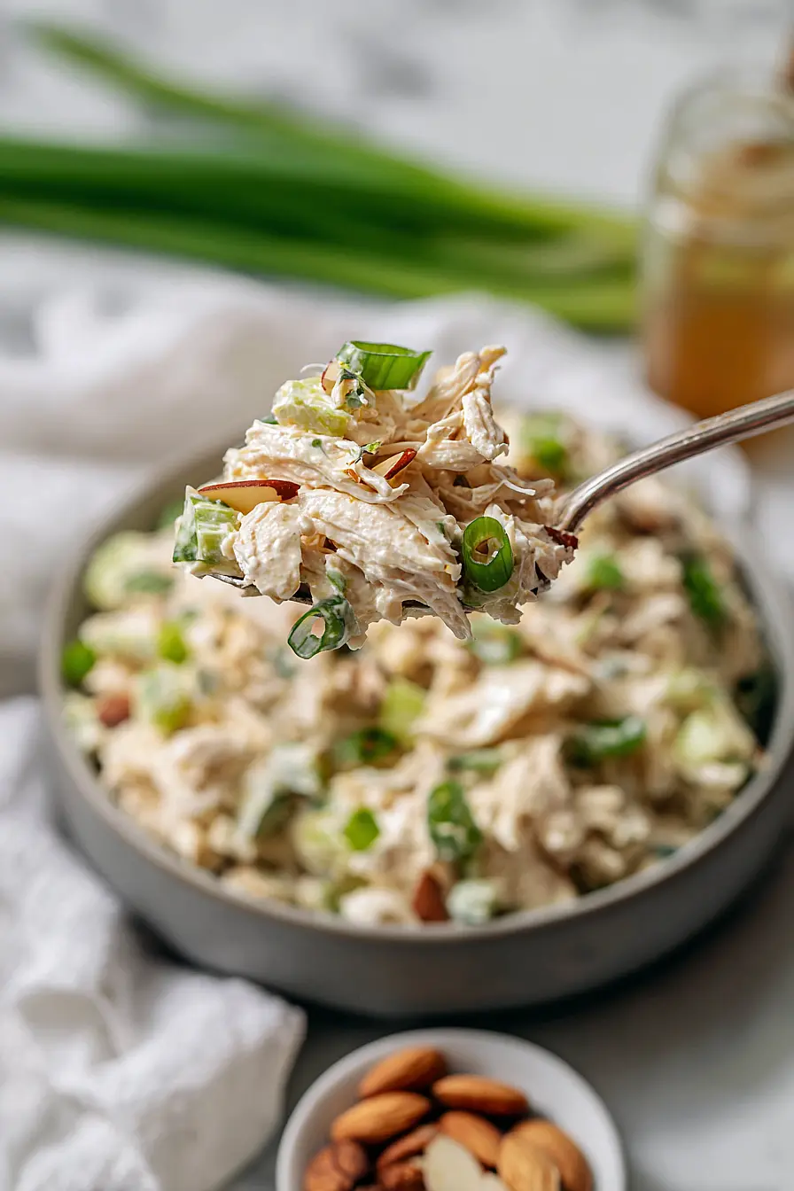 lightened up honey mustard chicken salad