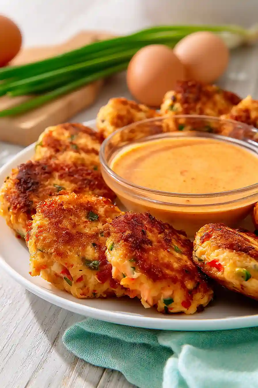 keto bang bang salmon cakes
