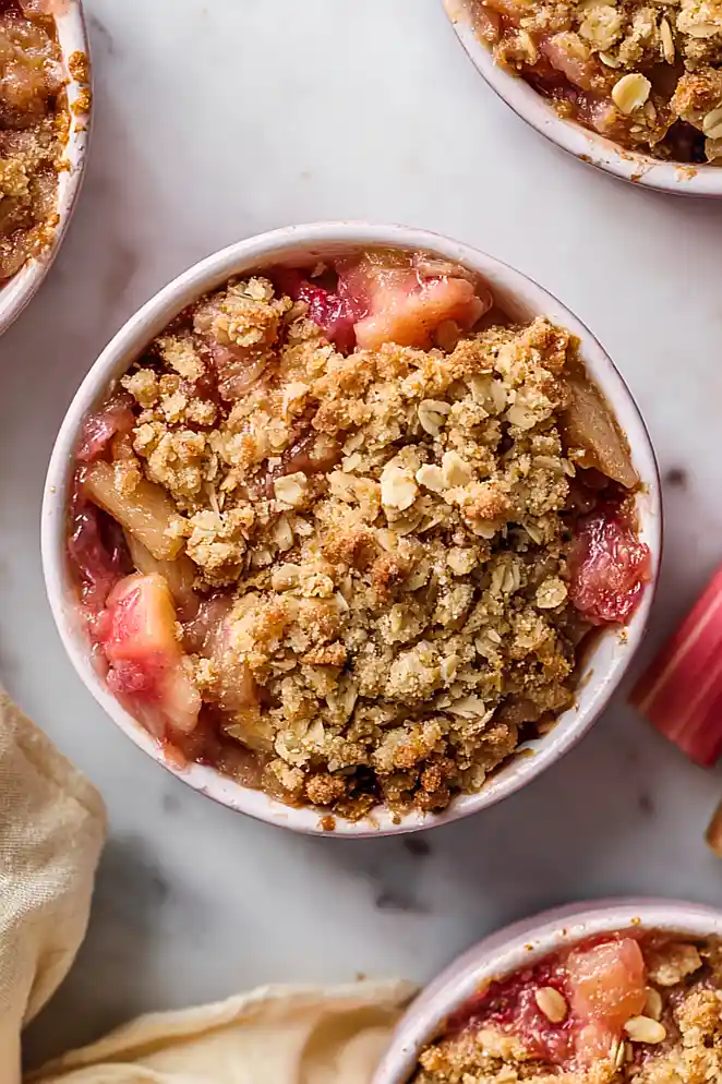 instant pot strawberry rhubarb crisp