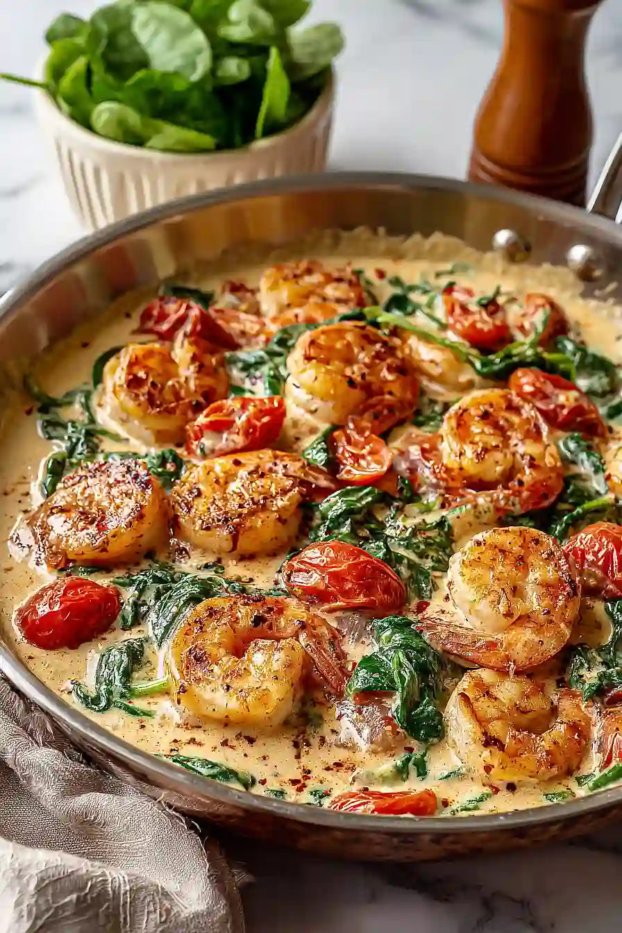 Creamy Tuscan Shrimp