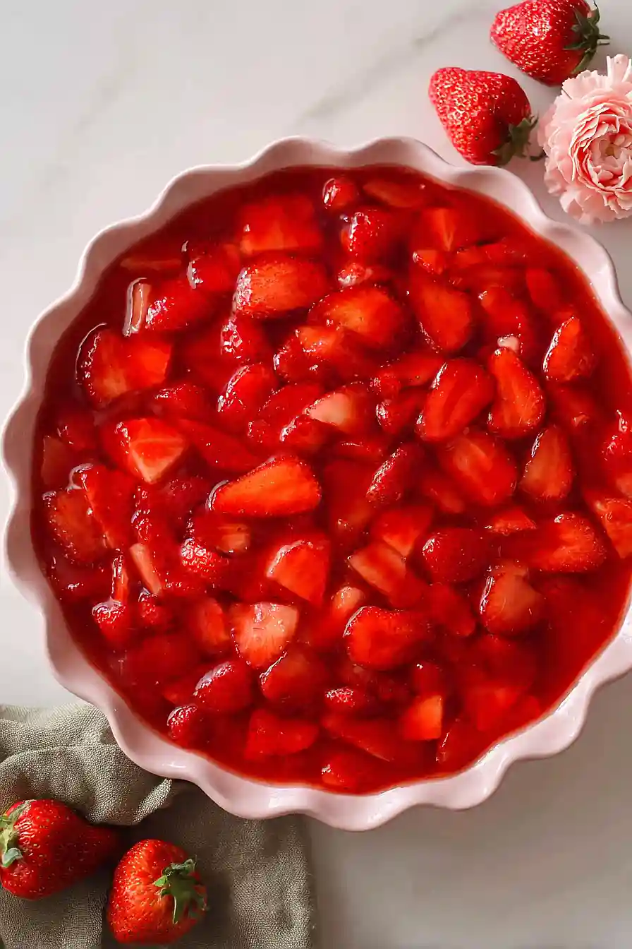 sugar free strawberry pie