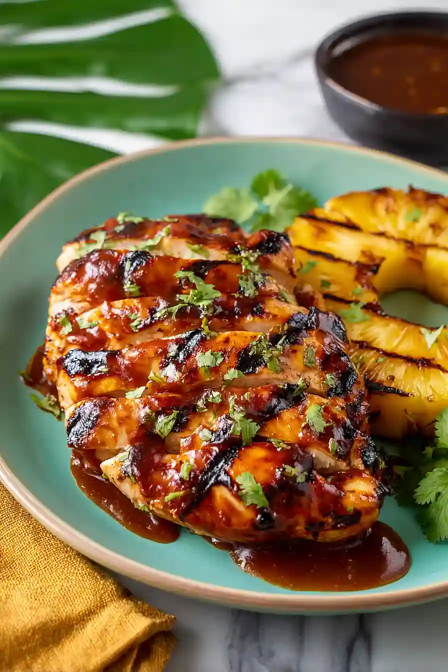 grilled pineapple bbq chicken