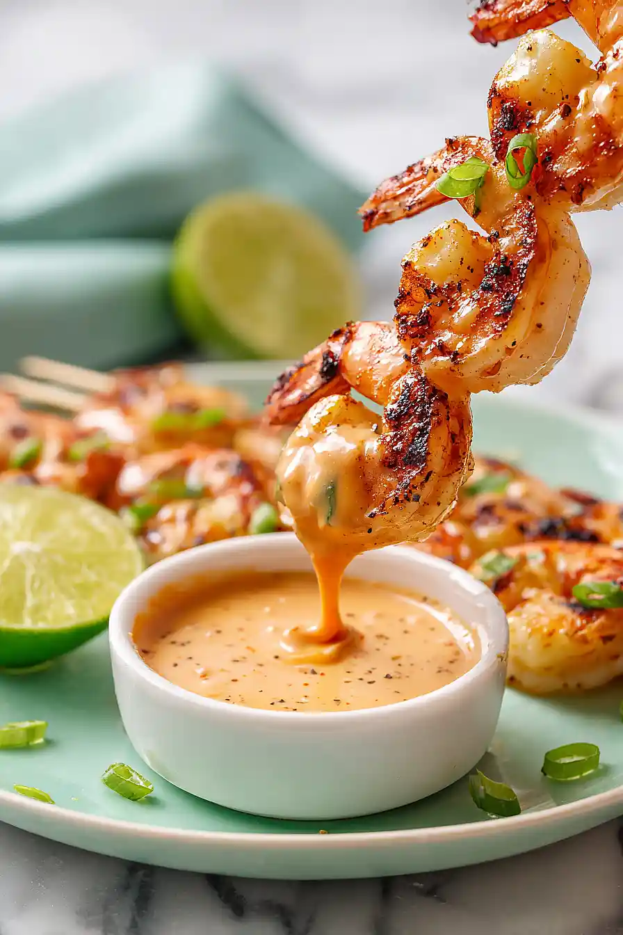 grilled bang bang shrimp