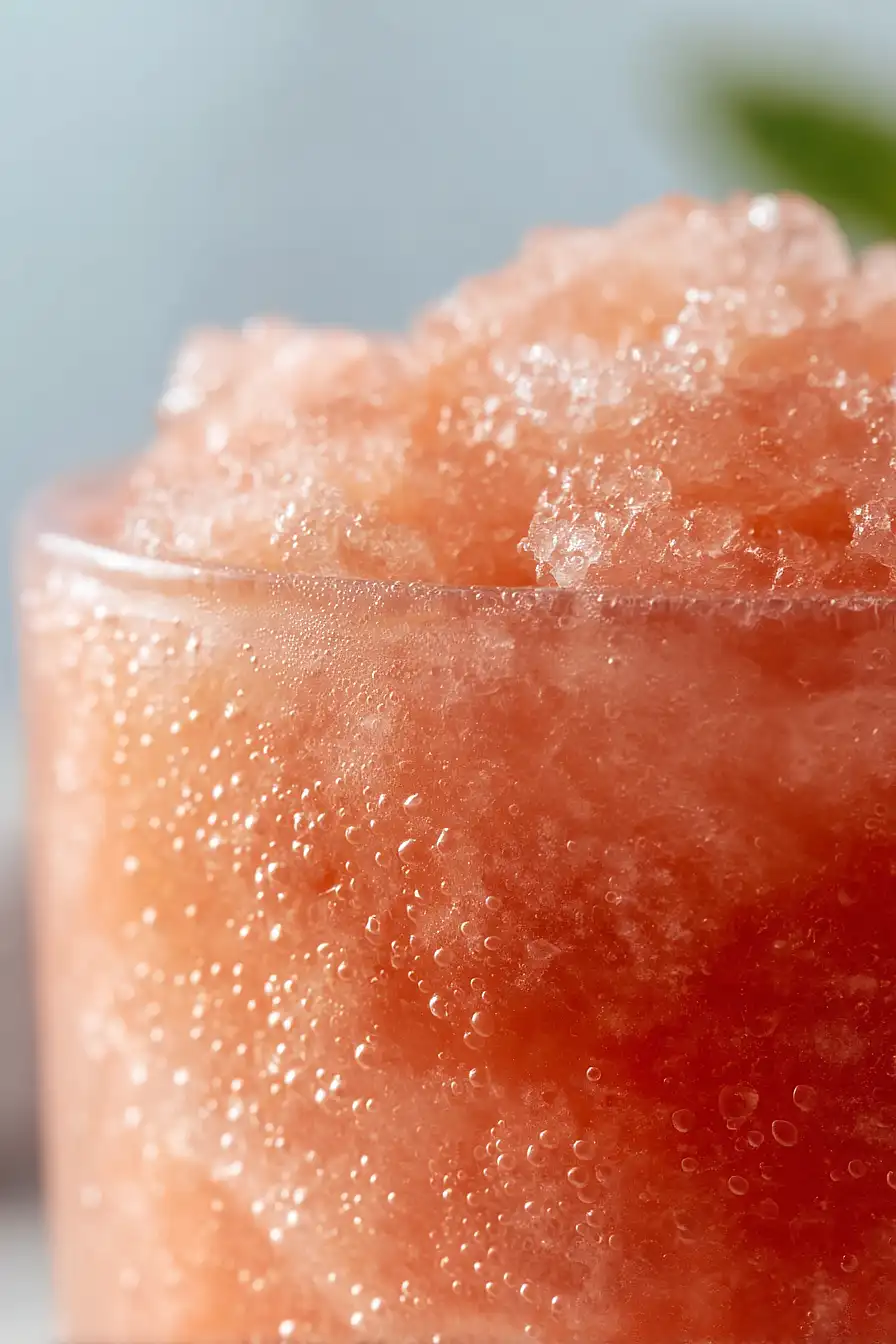 strawberry rhubarb vodka slush