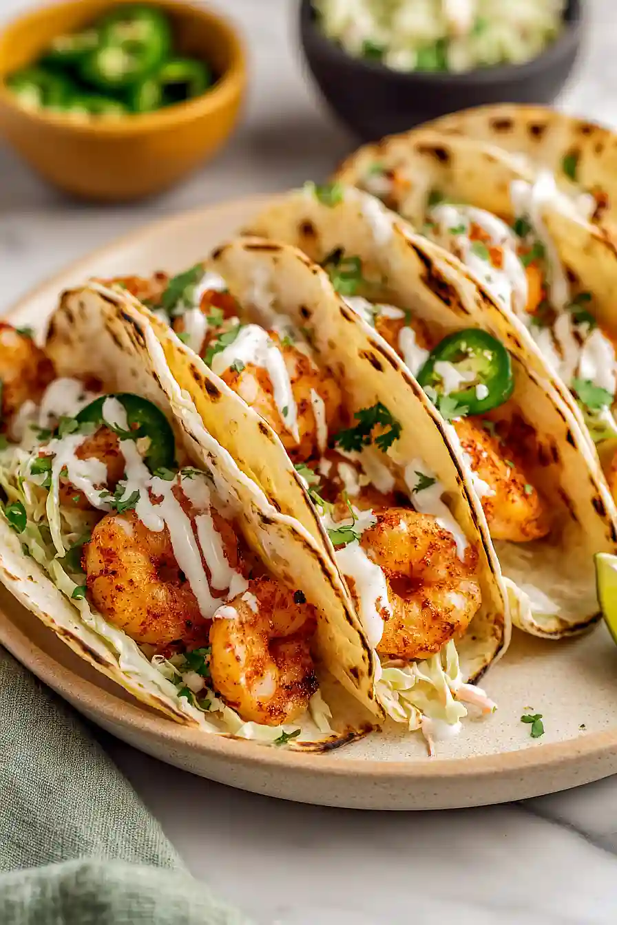 Air Fryer Shrimp Tacos