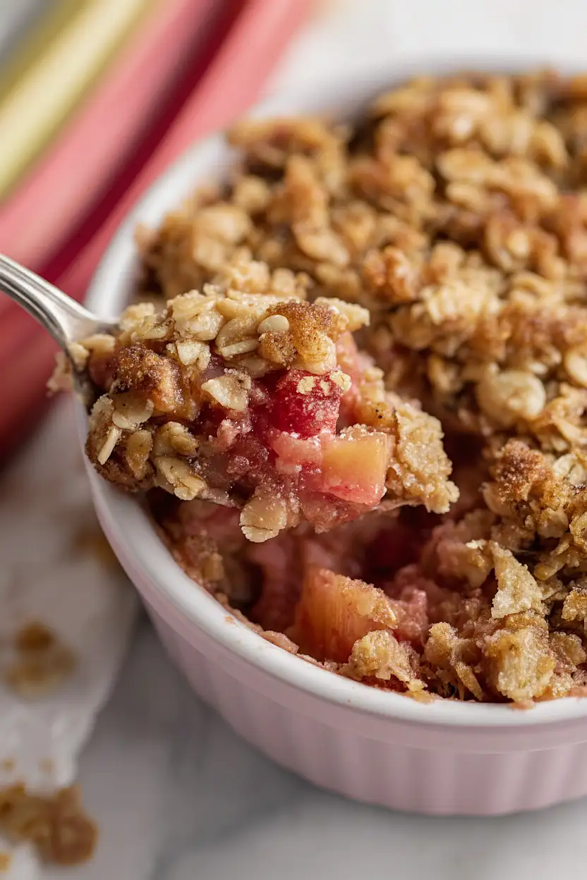 instant pot strawberry rhubarb crisp