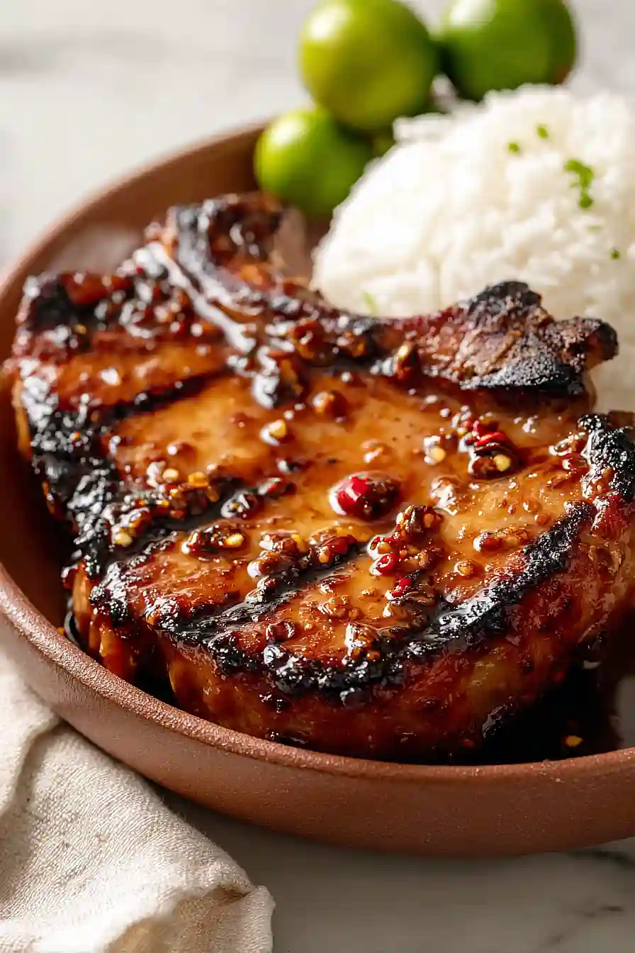 filipino grilled pork chops