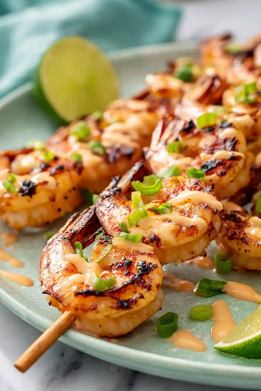 grilled bang bang shrimp