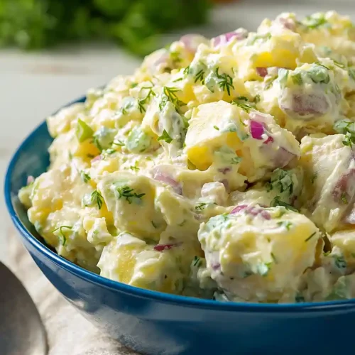 potato salad with celery and mustard