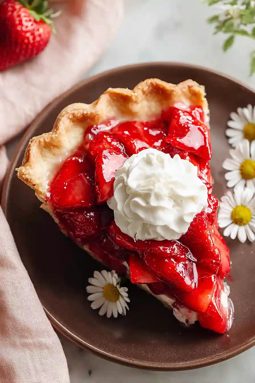 no jello strawberry pie