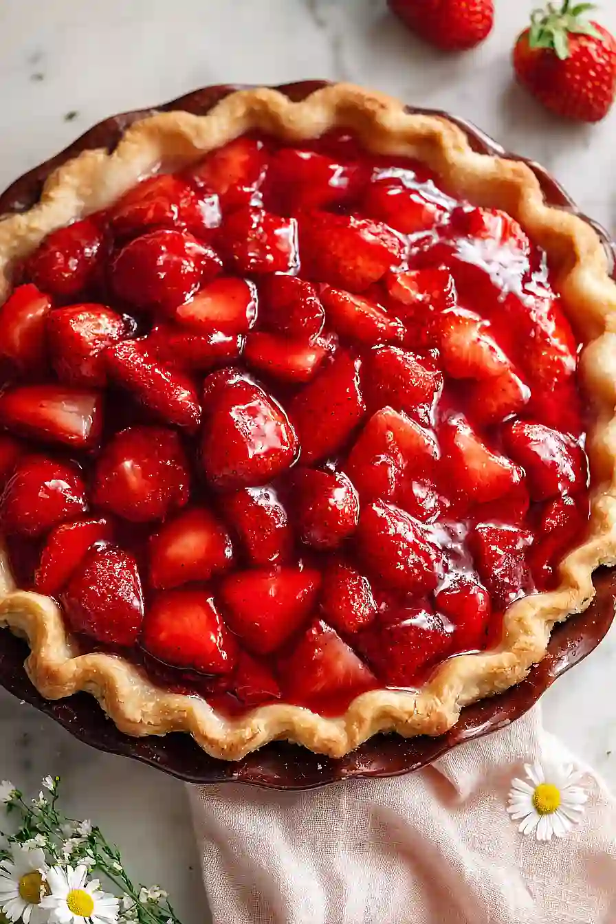 no jello strawberry pie