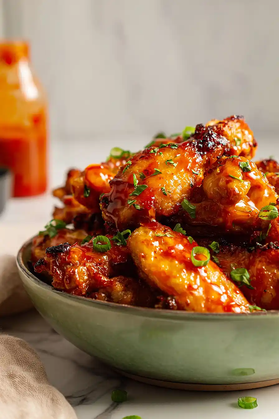 air fryer bang bang chicken wings