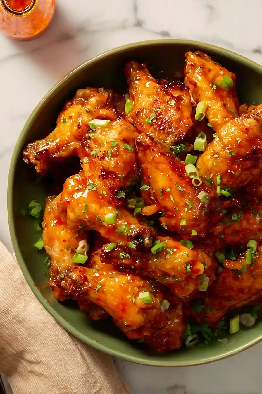 air fryer bang bang chicken wings