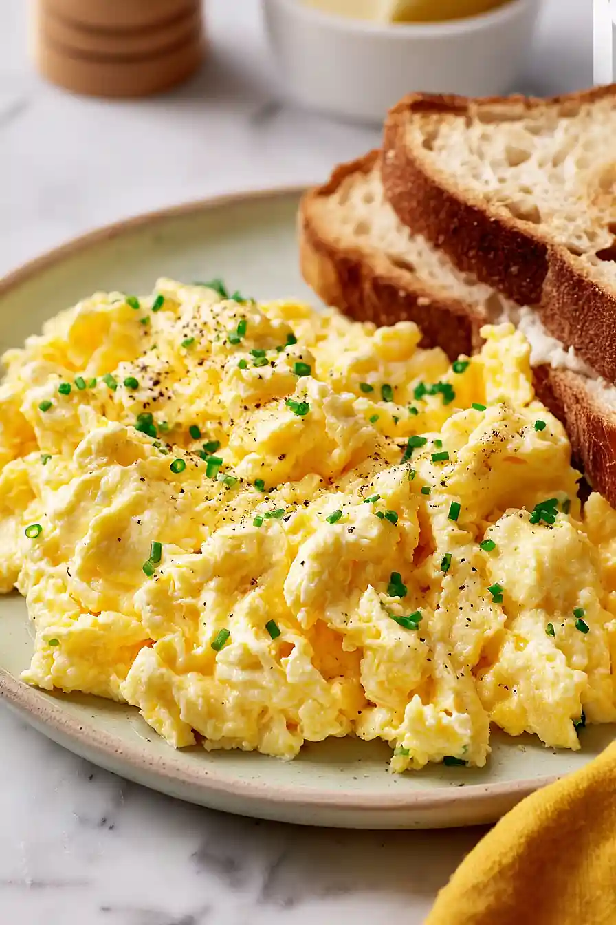 Cottage Cheese Scrambled Eggs