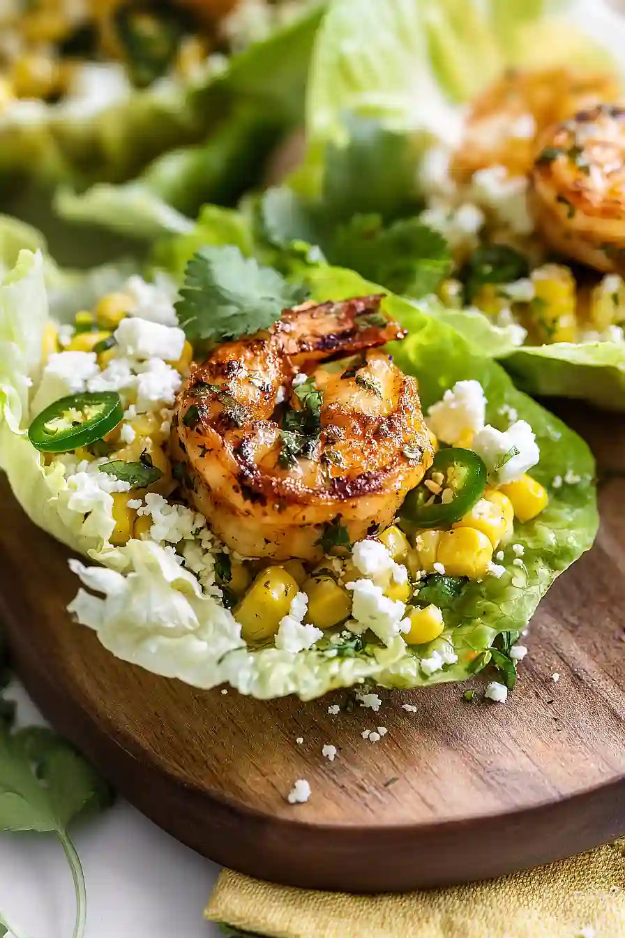 grilled shrimp lettuce wraps