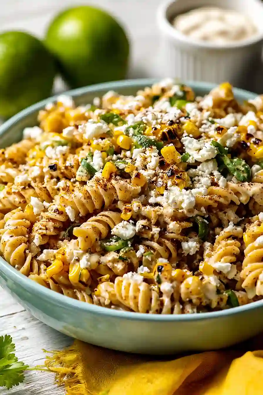 mexican street corn pasta salad