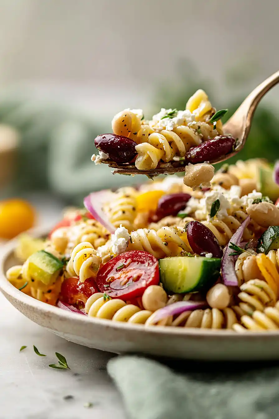 bean pasta salad