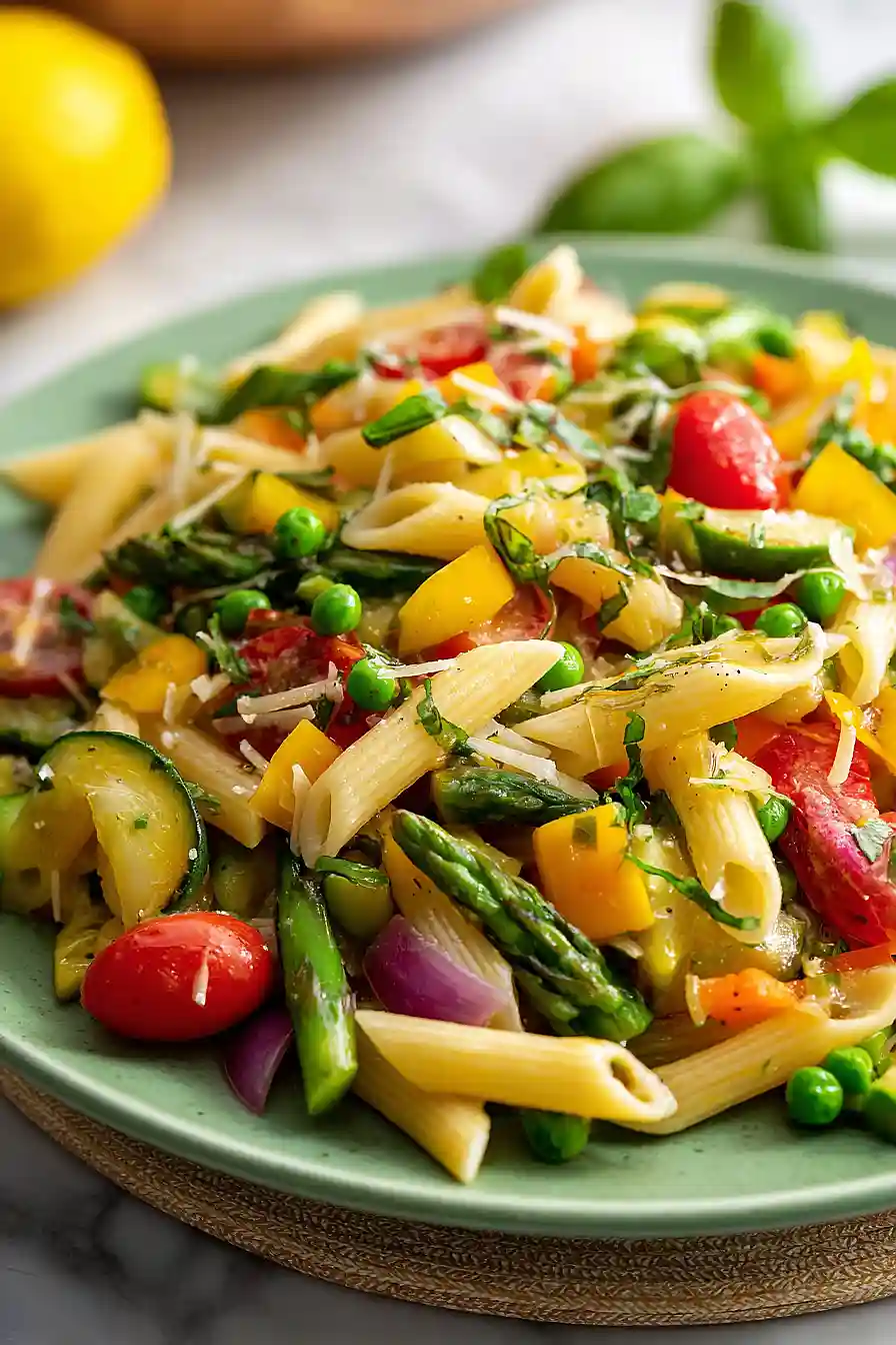 summer vegetable pasta primavera