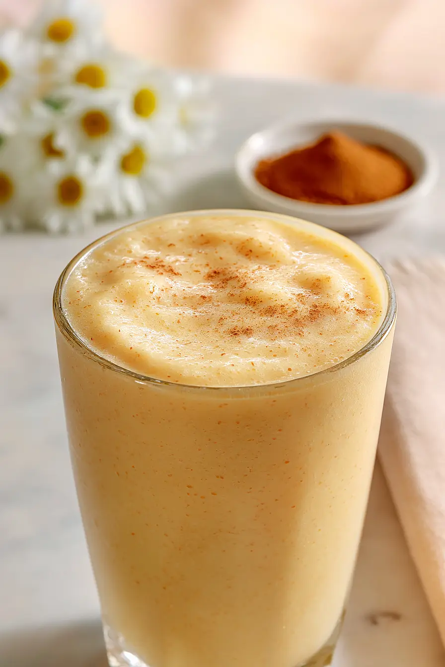 peach smoothie