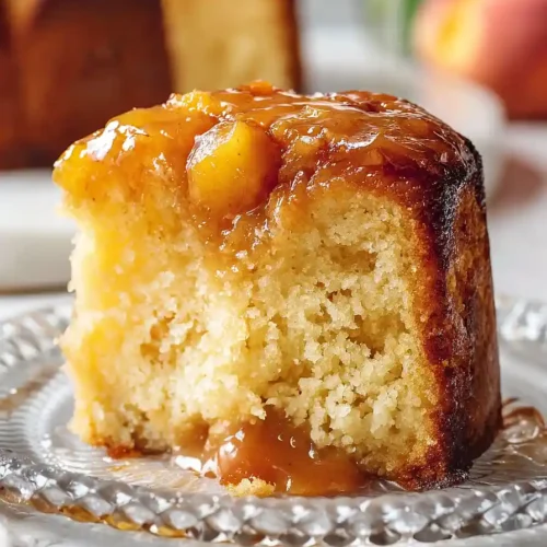 peach cobbler pound cake
