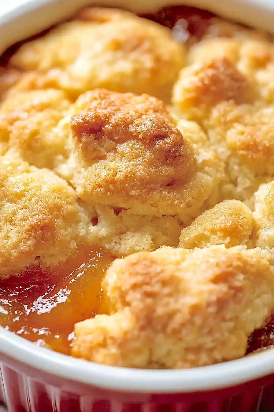 air fryer peach cobbler