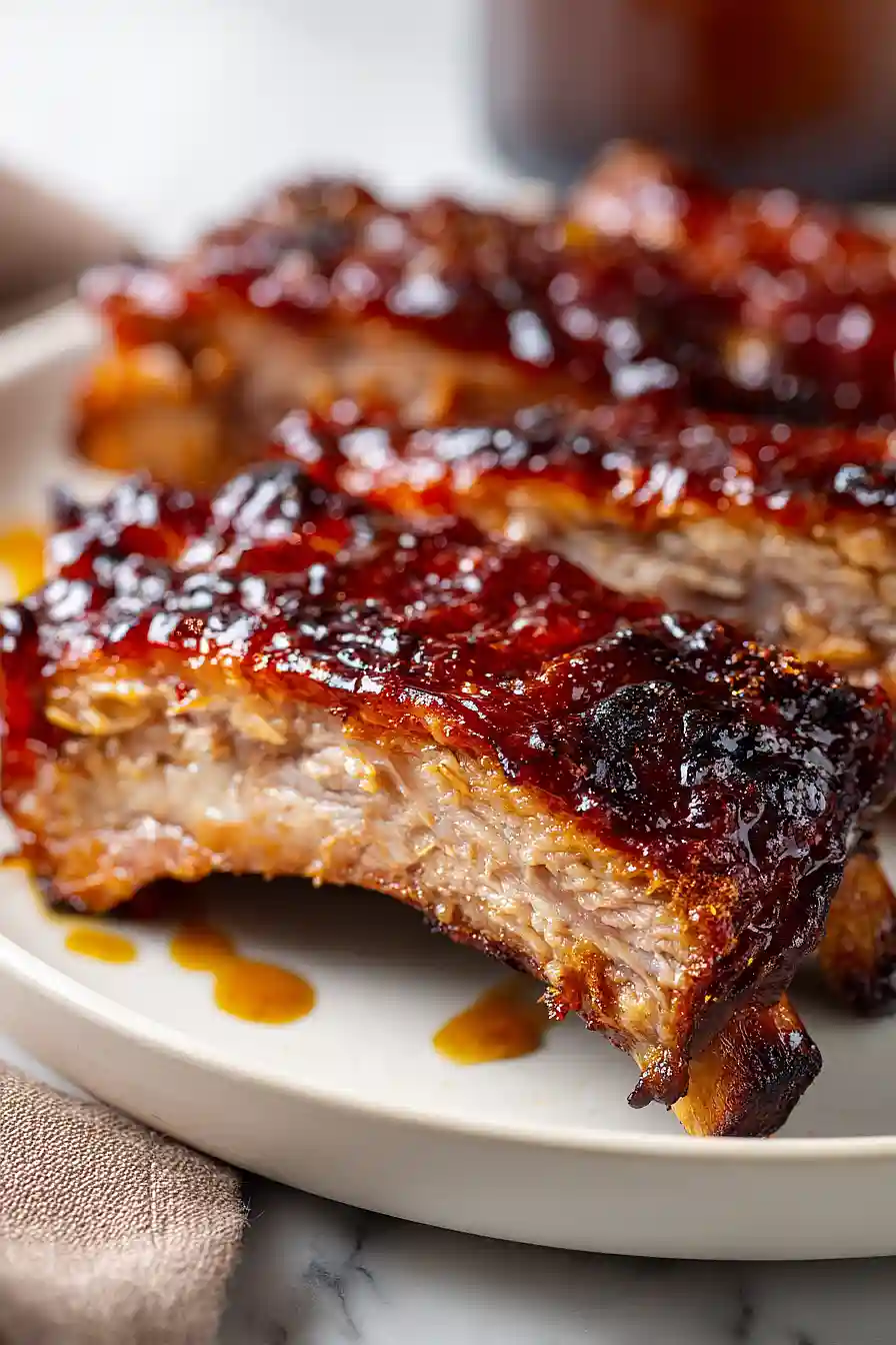 bbq ribs with beer