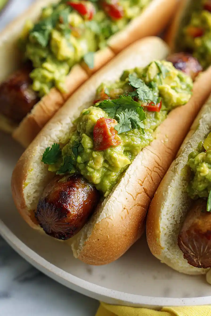 guacamole hot dogs