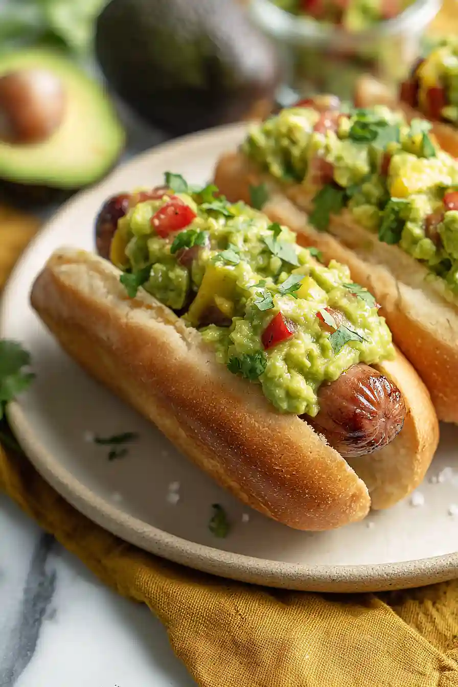 guacamole hot dogs