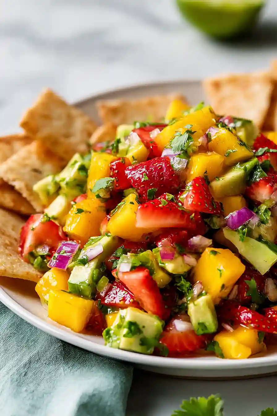 avocado strawberry mango salsa
