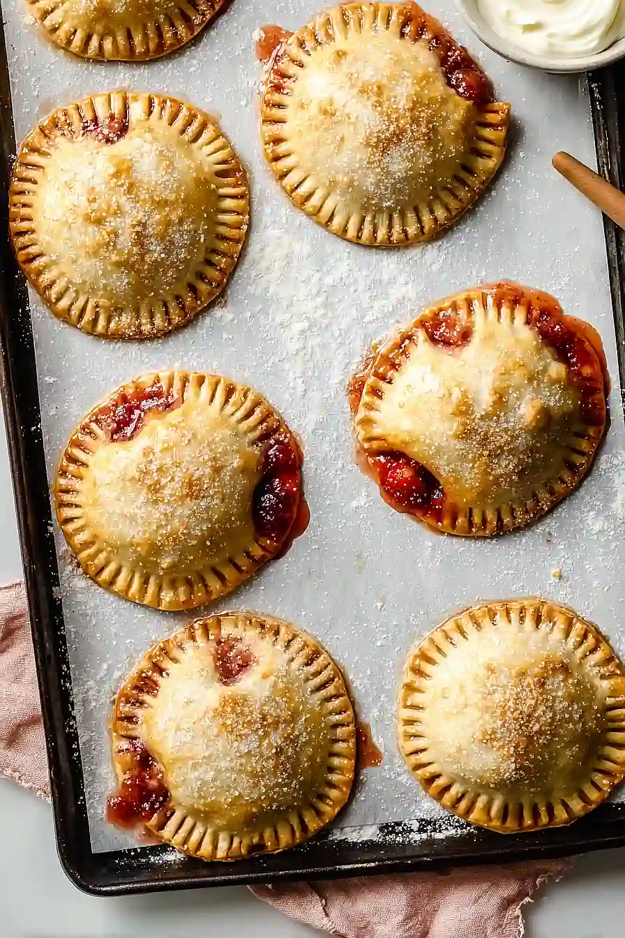 strawberry cheesecake hand pies