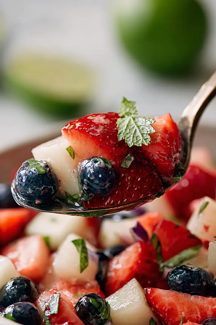blueberry strawberry jicama salsa