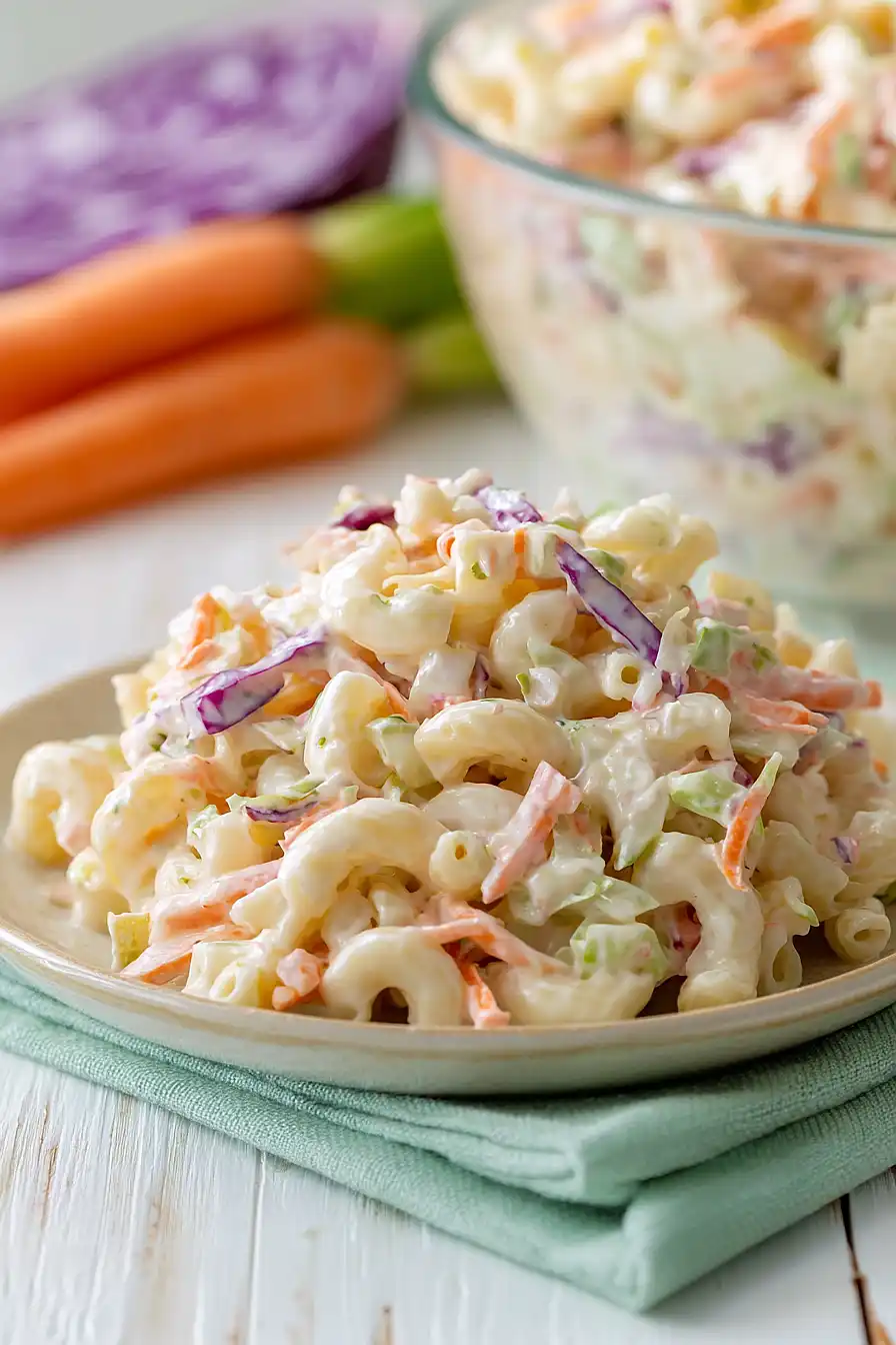 coleslaw pasta salad