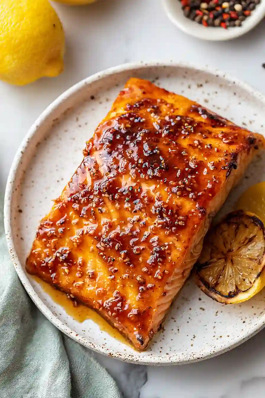 grilled hot honey salmon