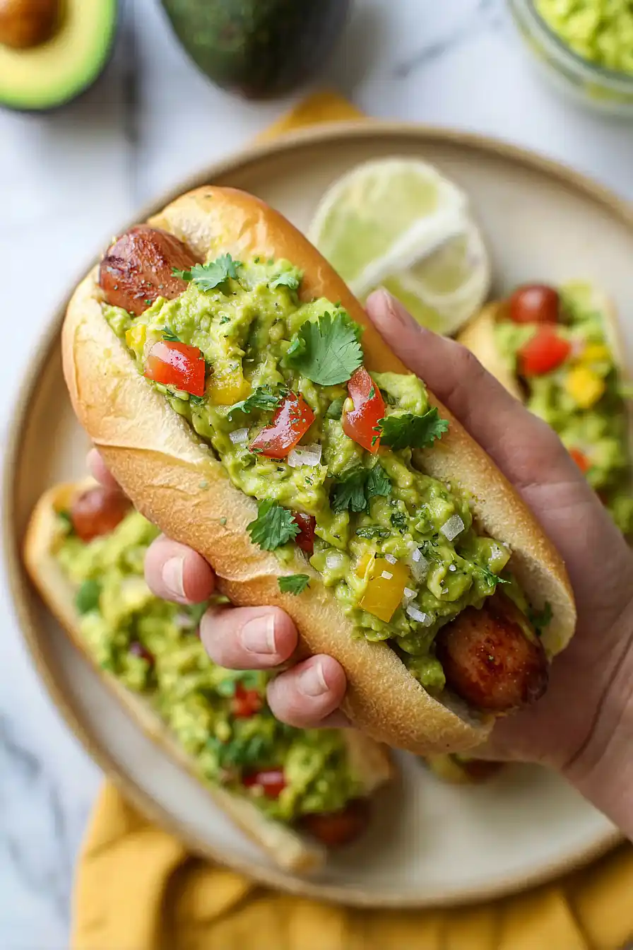 guacamole hot dogs