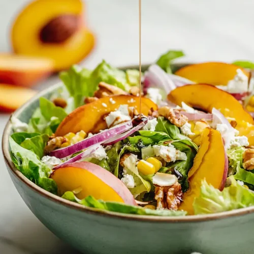 peach salad