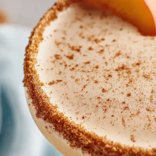 peach cobbler cocktail